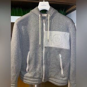 Mens Moncler zip up hoodie